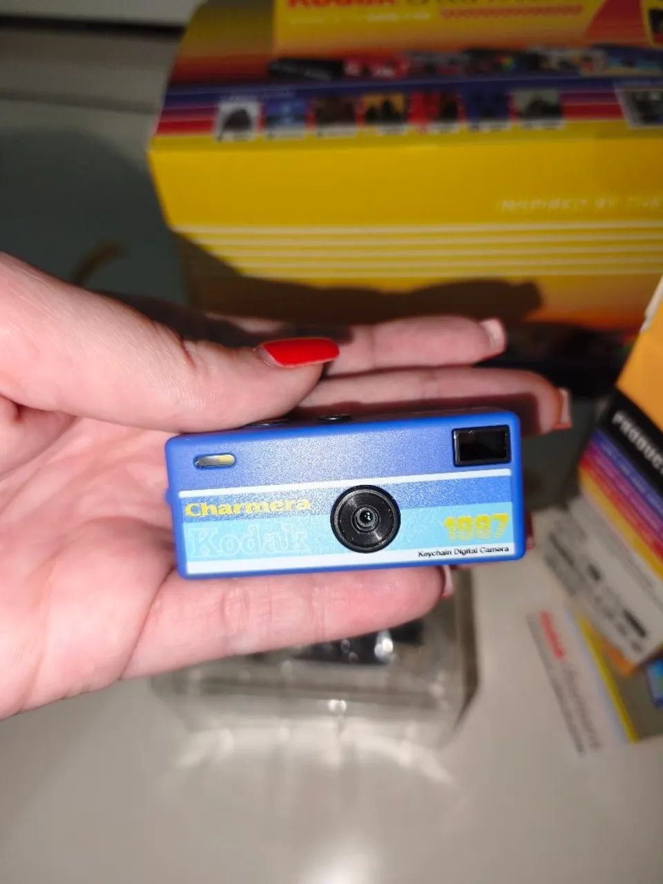 Câmera Digital Kodak Charmera 1987 - Nova na Caixa - Câmeras e