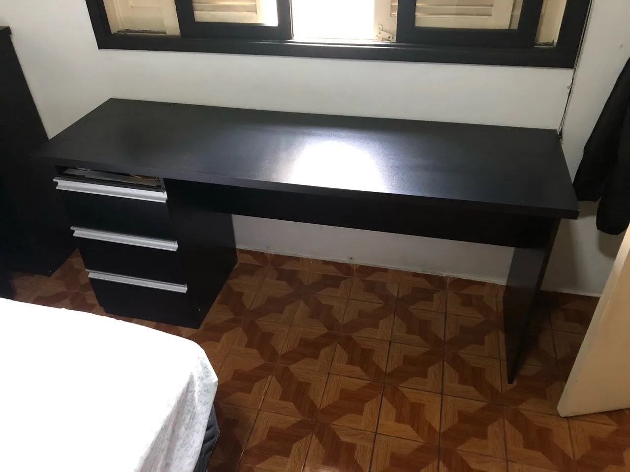 MESA 180CM MDF PRETO  - Foto 2