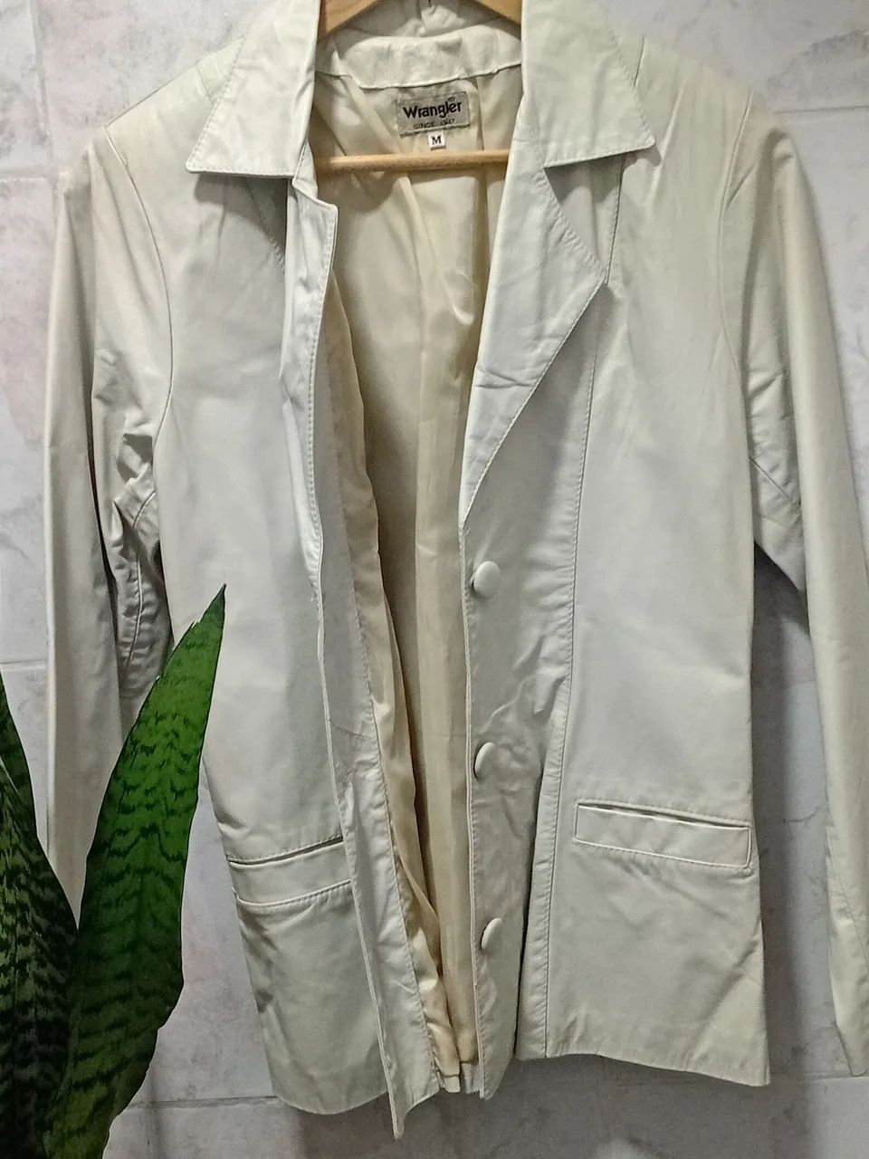 Blazer feminino de couro wrangler M - Foto 3