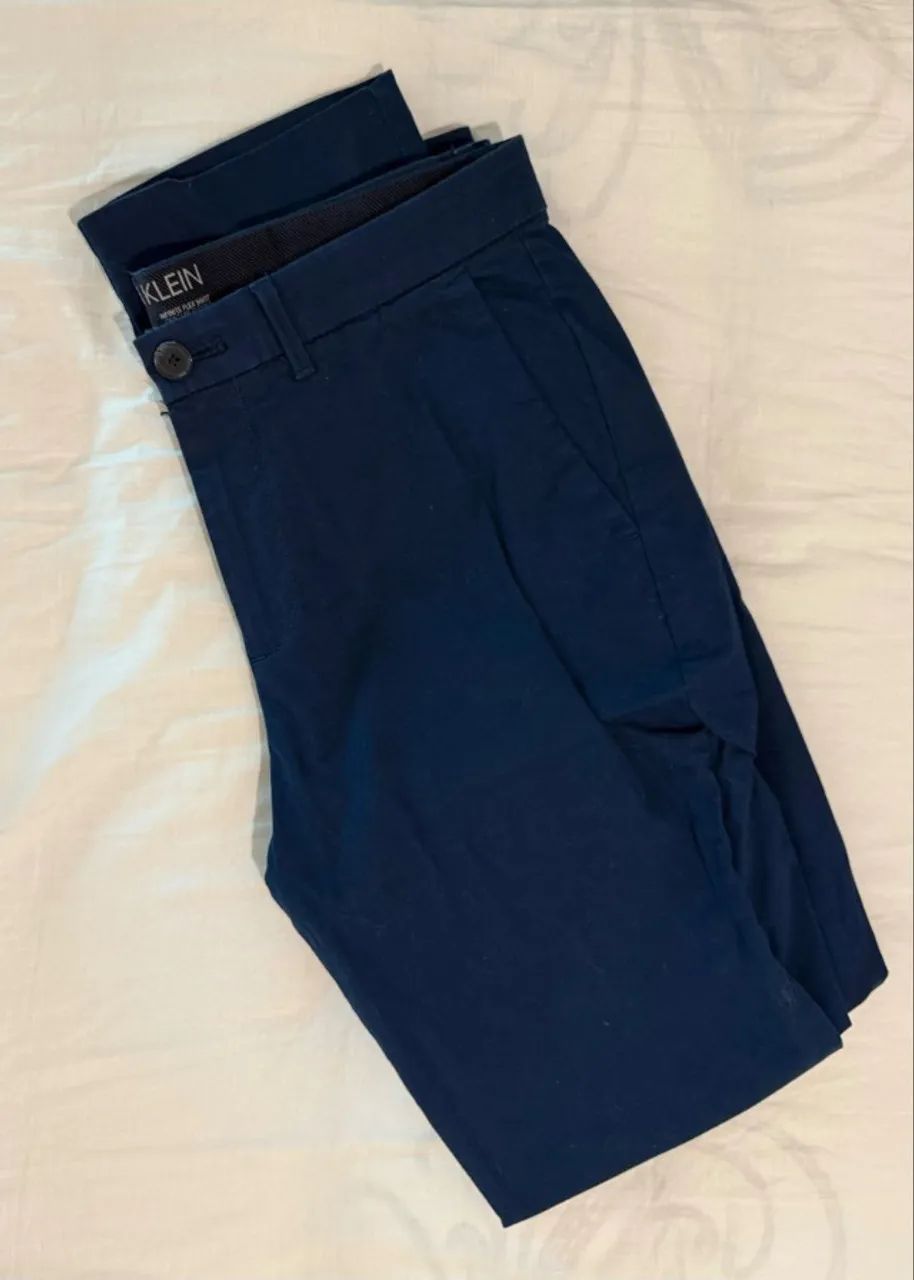 Calça Calvin Klein azul 40  - Foto 3