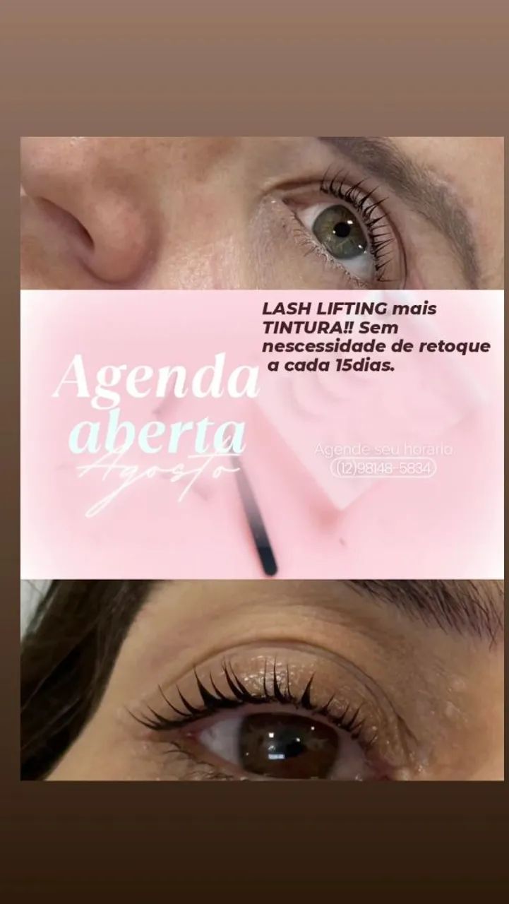 Lash lifting mais tintura 