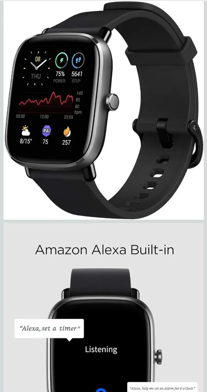 Relógio Amazfit GTS Mini2