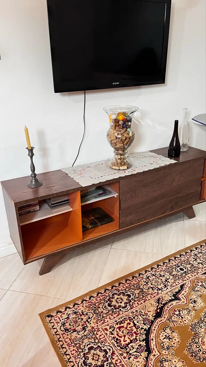 Hack de madeira para sala