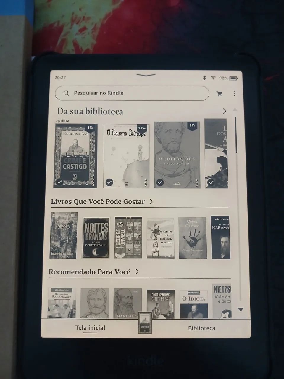 Kindle Paperwhite 12ª Geração 16gb + capa de brinde - Tablets e E