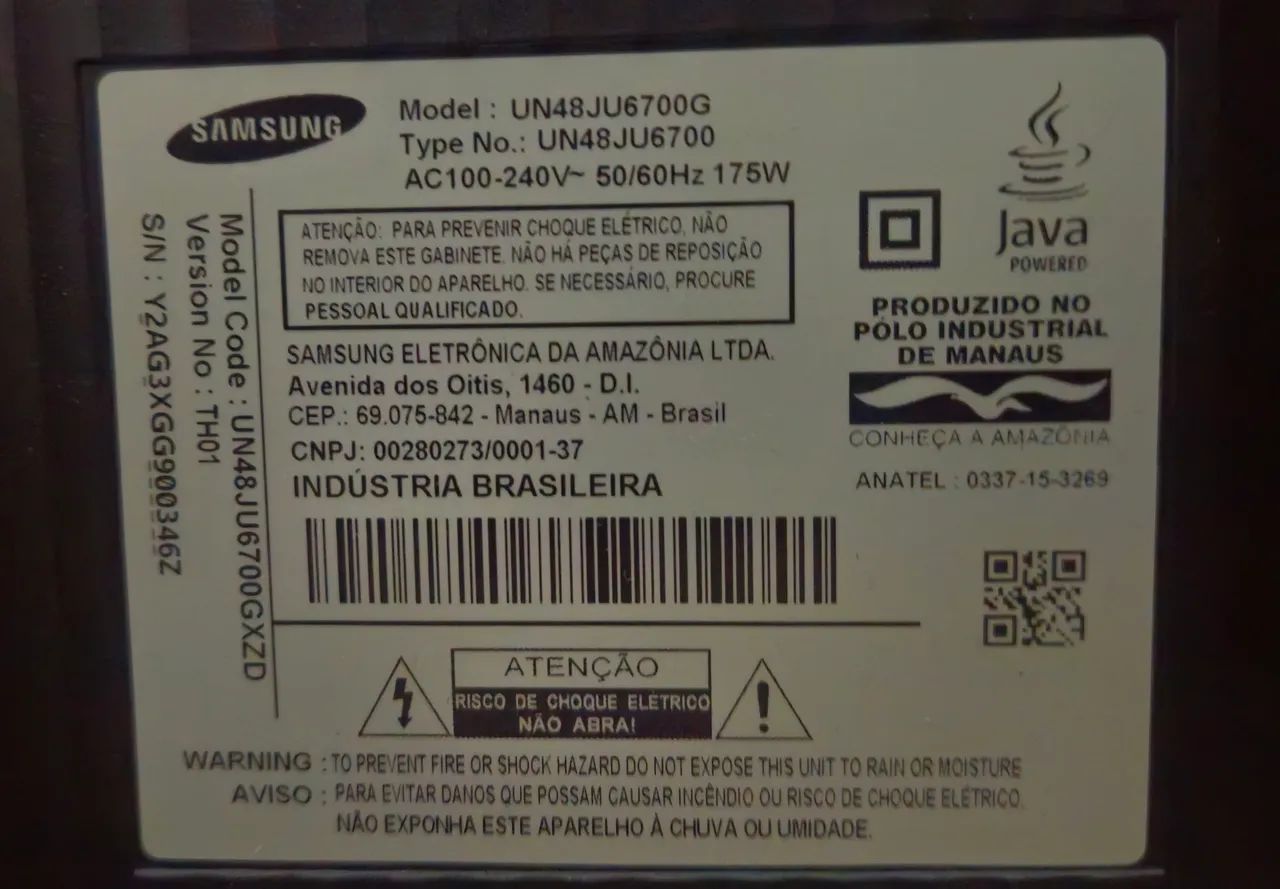 TV Samsung Curva 48 (UN48JU6700G) - Foto 2
