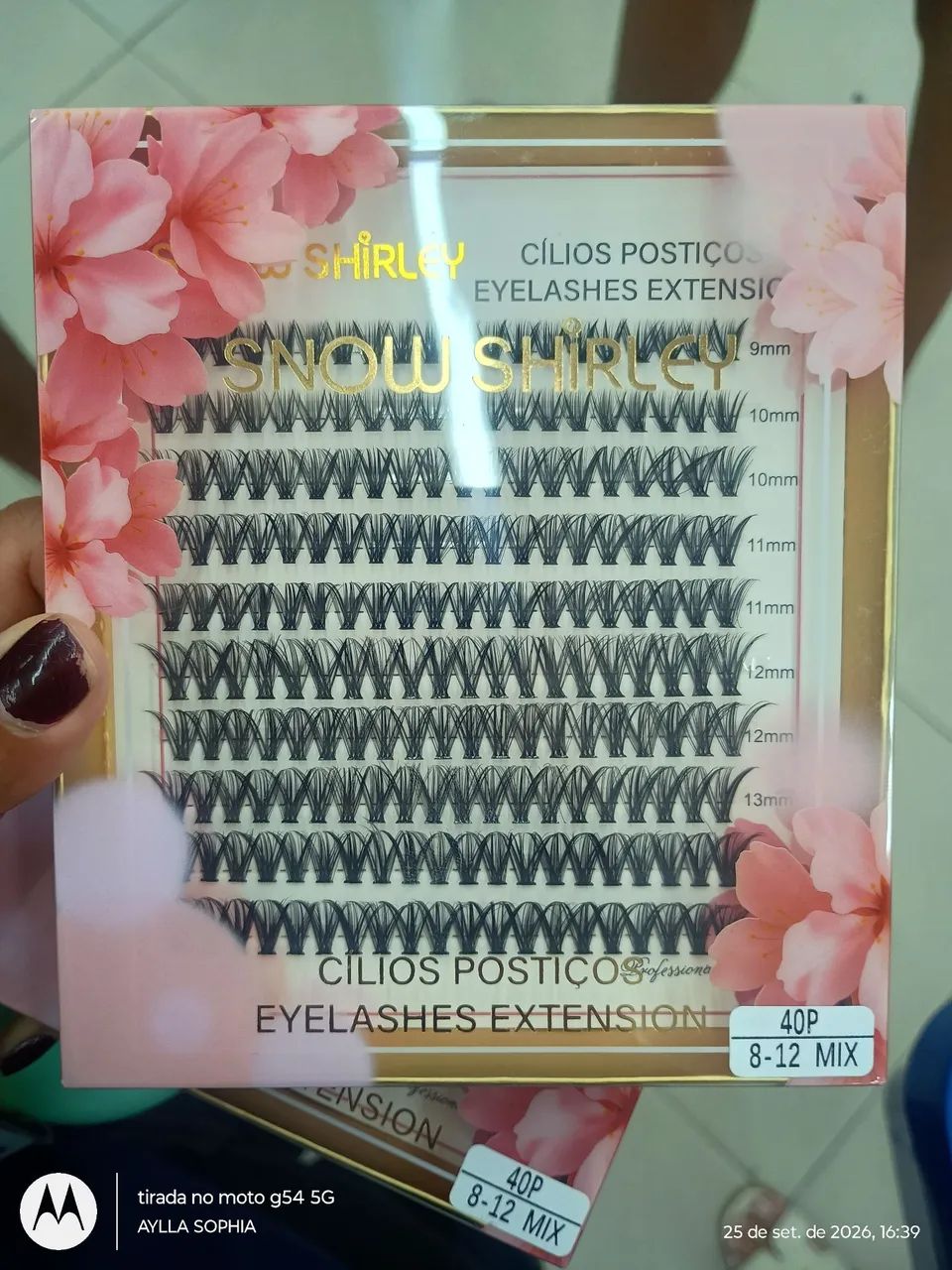 Vendo Cílios Postiços Novo 