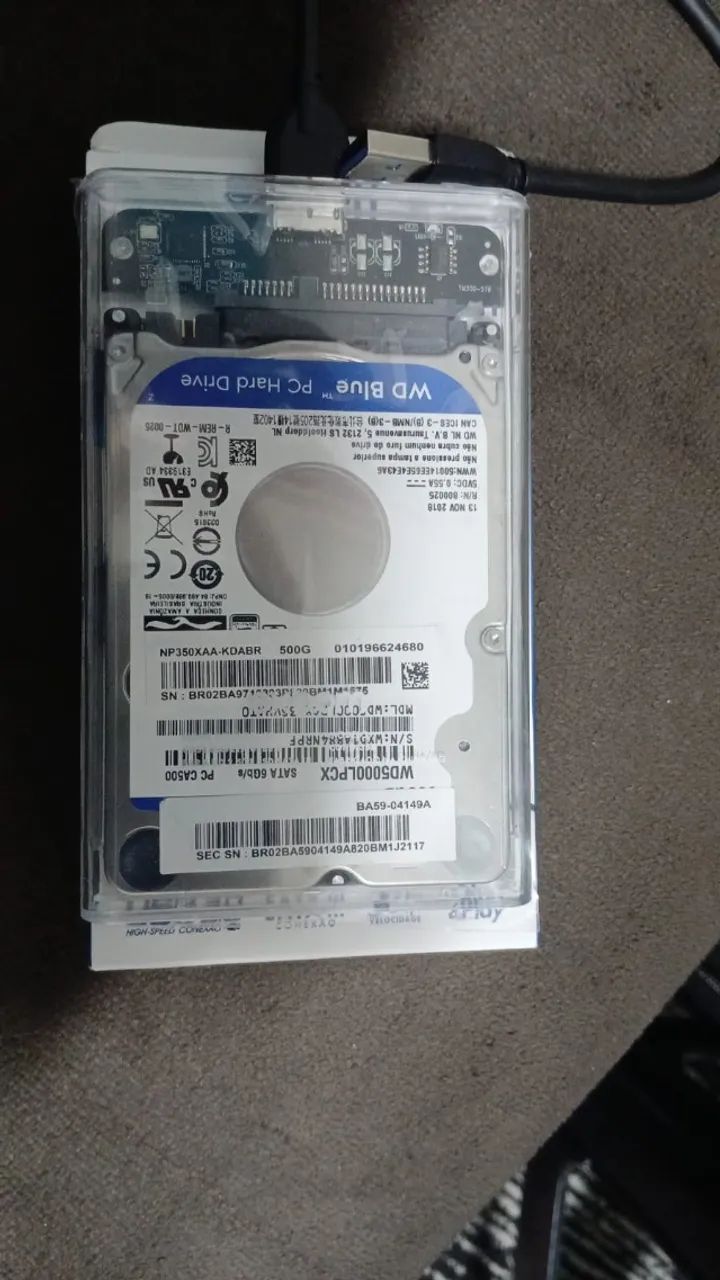 HD Exerno - 500G Usb - Foto 2