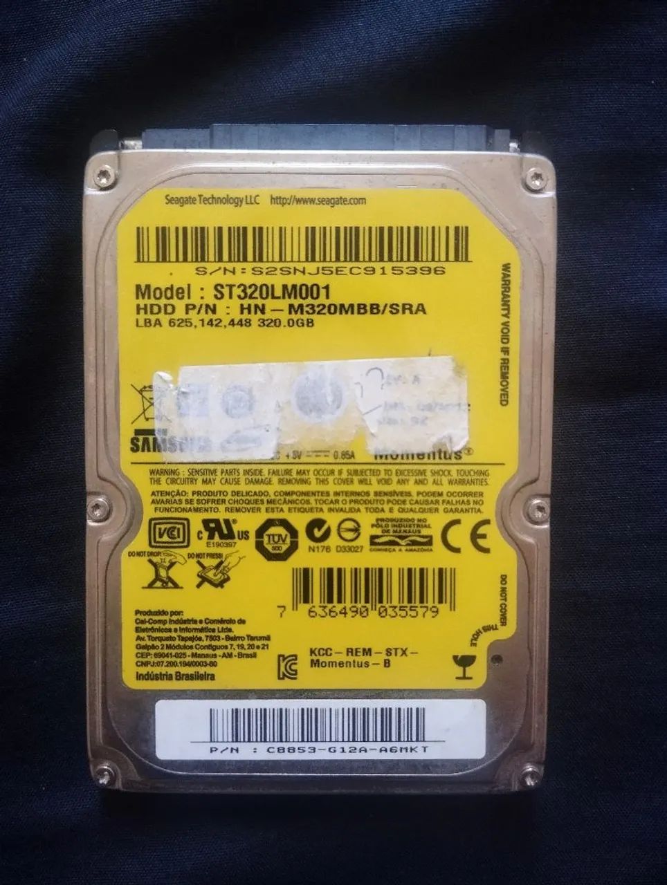 HD Samsung 320GB para Notebook  - Foto 3