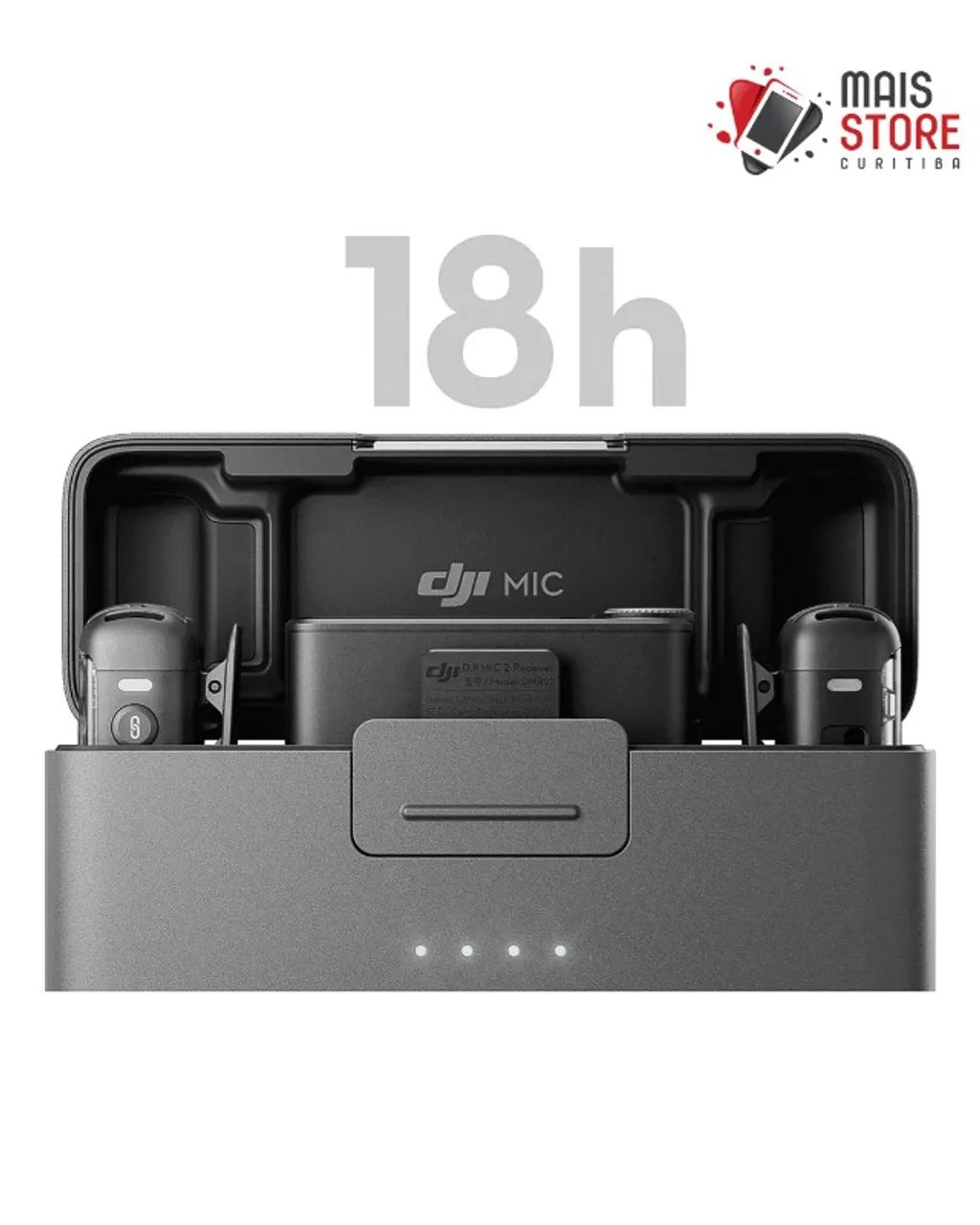 Microfone Dji Mic 2 (2 TX + 1 RX + Charging Case) - Lacrado na caixa - Foto 2