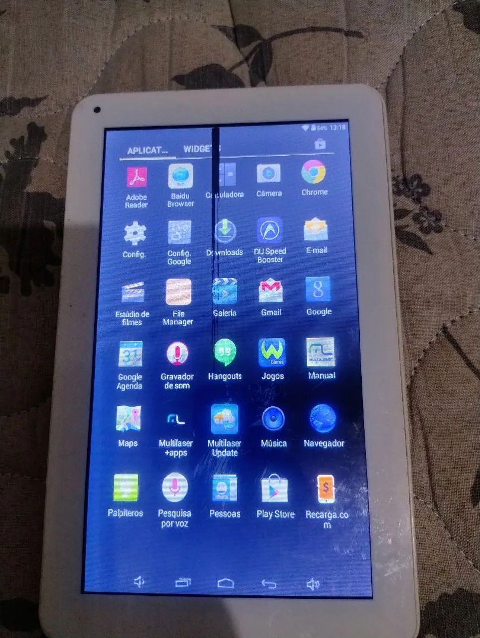 Vendo Tablet Multilaser com uma mancha na tela - Foto 2
