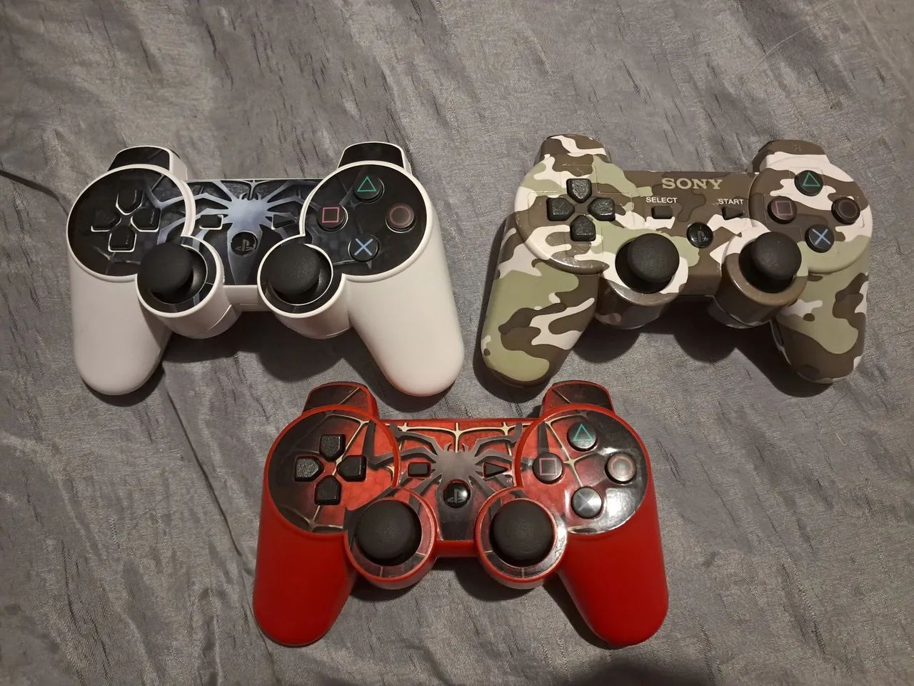 03 Controles/Joystick para PS3 - Foto 2