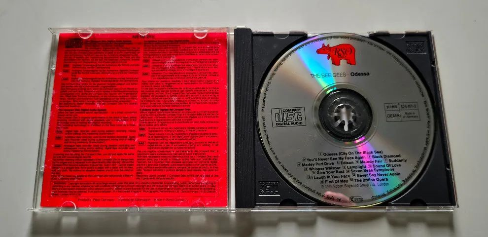 CD Bee Gees - Odessa - RSO - Made in Germany - Foto 2