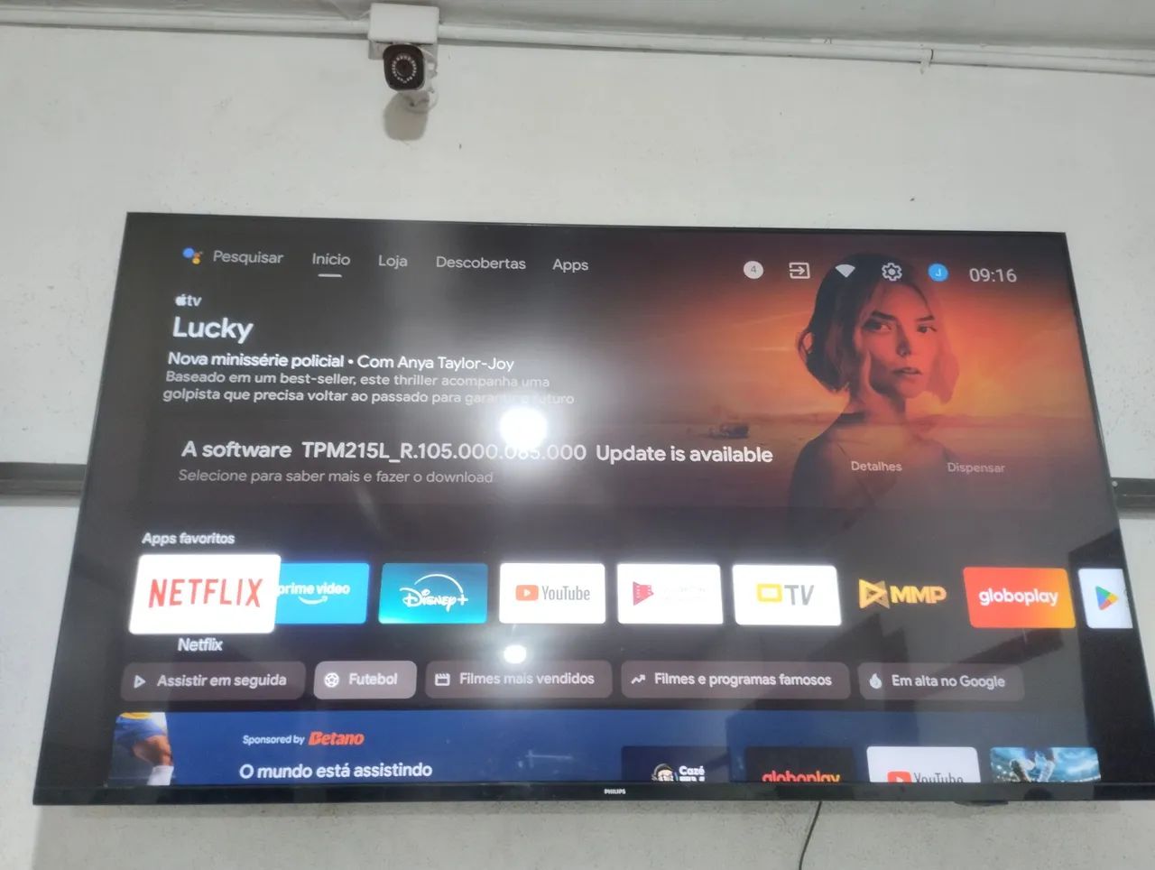 Tv Philips 65 polegadas smart 4k borda Infinita 