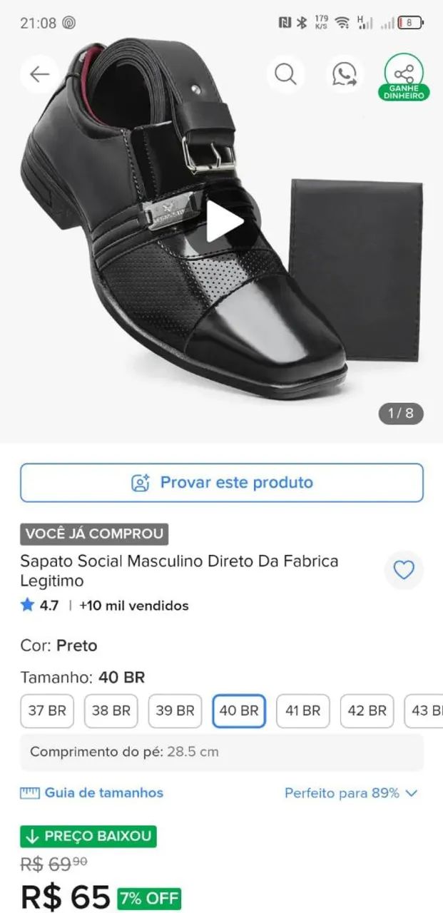 Terno preto masculino  - Foto 5