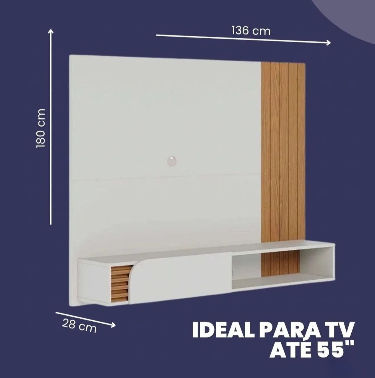 Home jurere Produto novo na caixa 55'polegadas - Foto 4