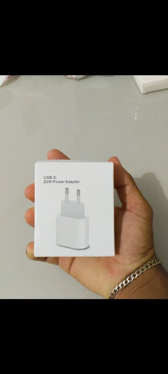 Carregador USB-C 20W + Cabo USB-C para Lightning
