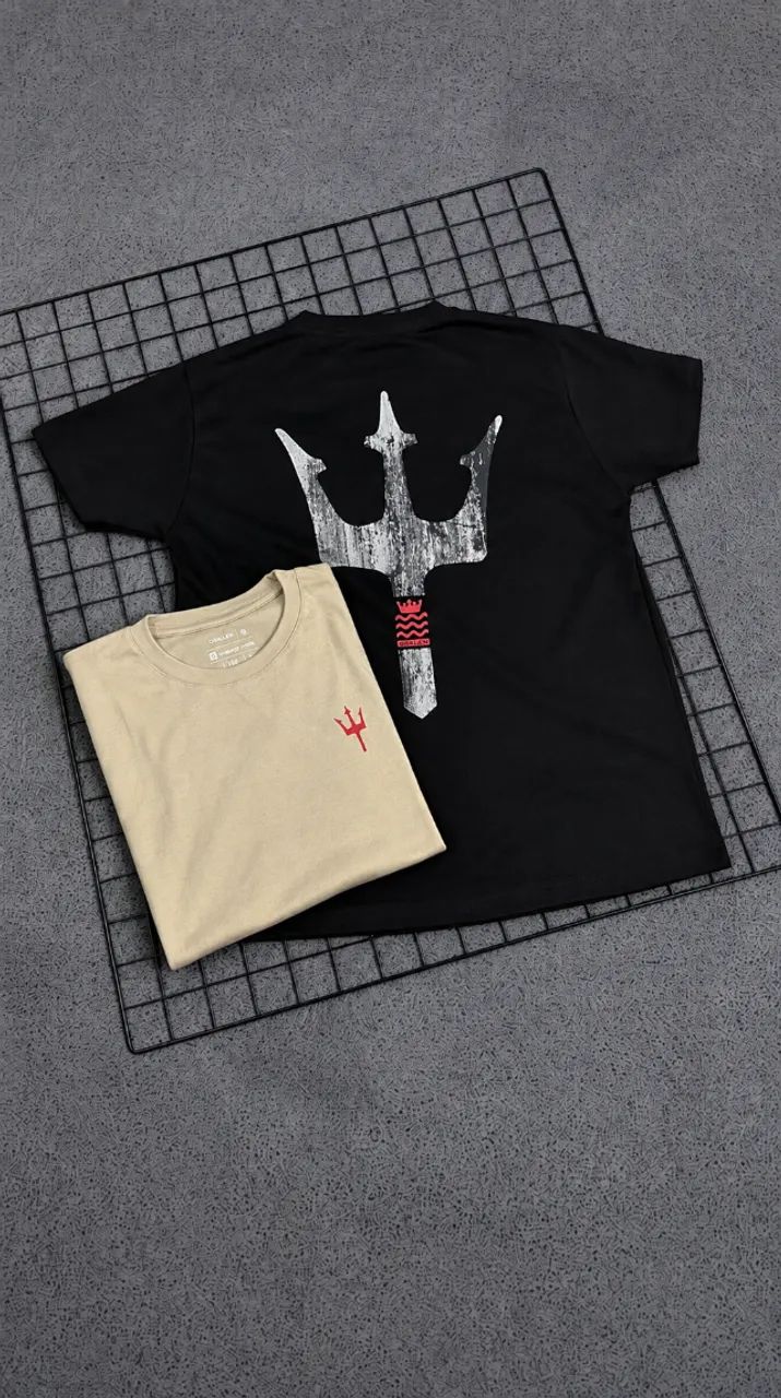 CAMISA OSKLEN MARROM e PRETA