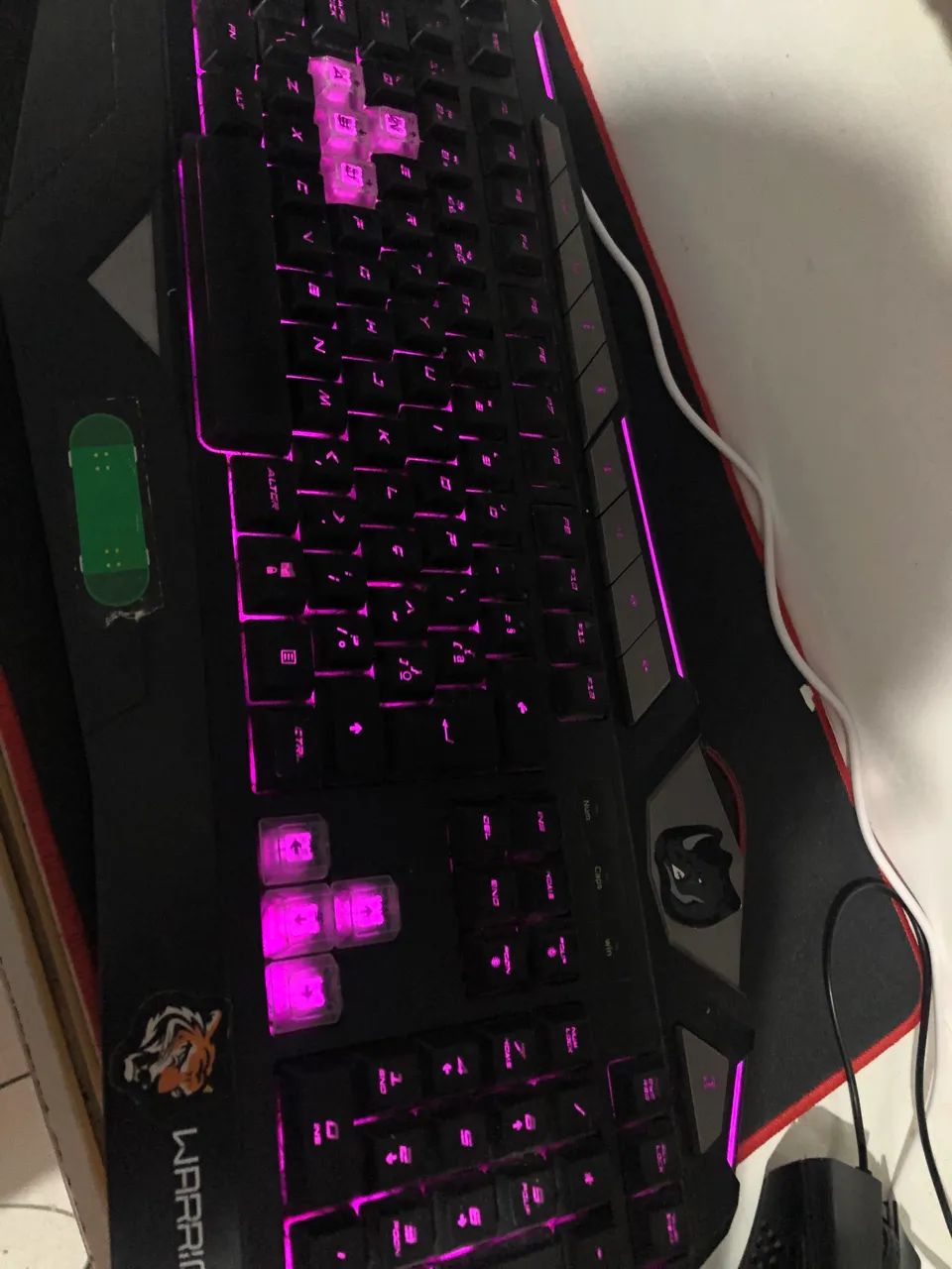 Mouse e teclado com rgb semi mecânico  - Foto 3