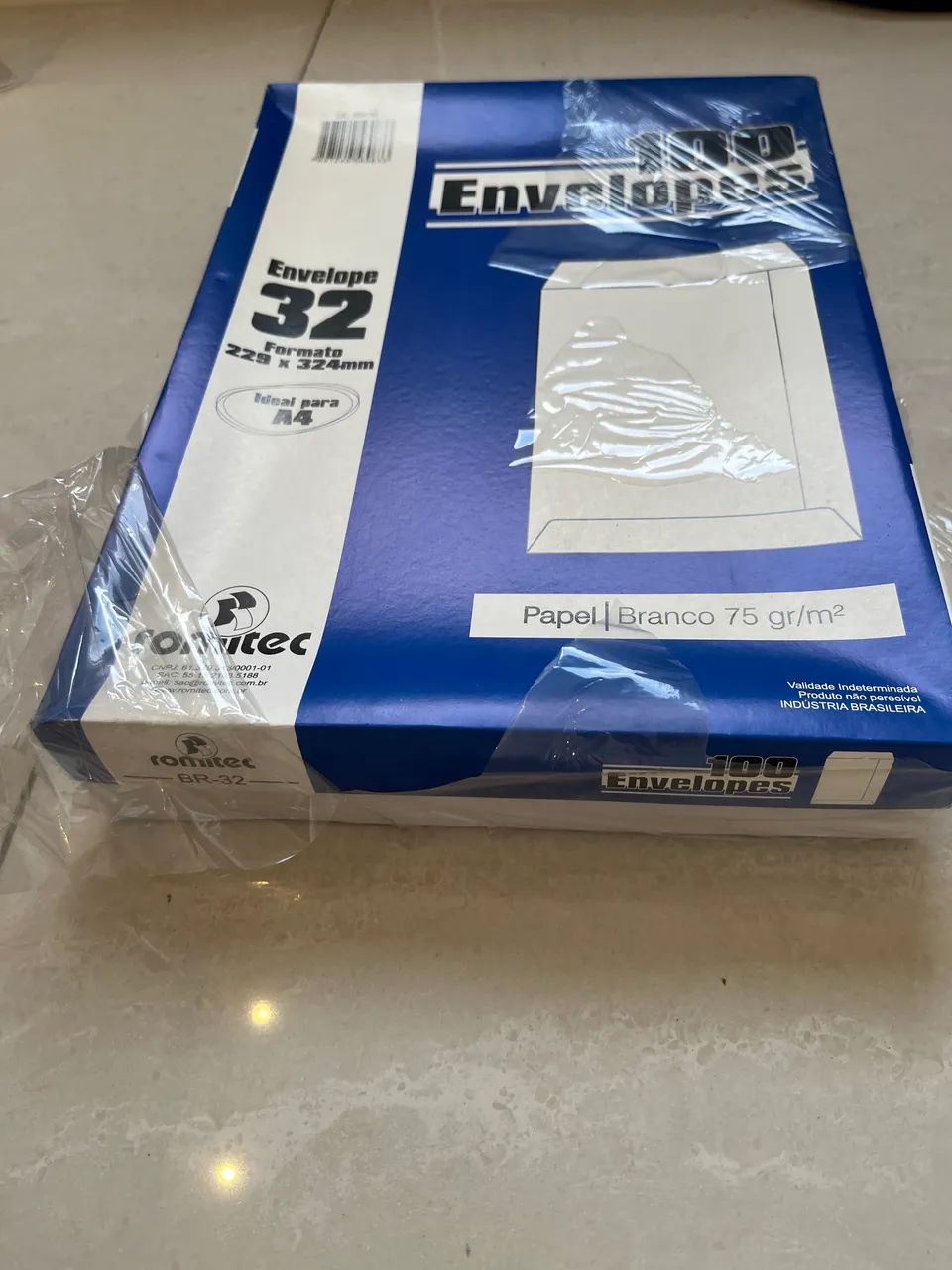 Lote caixa envelopes branco e craft tamanhos 23, 32 e 25 - Foto 5