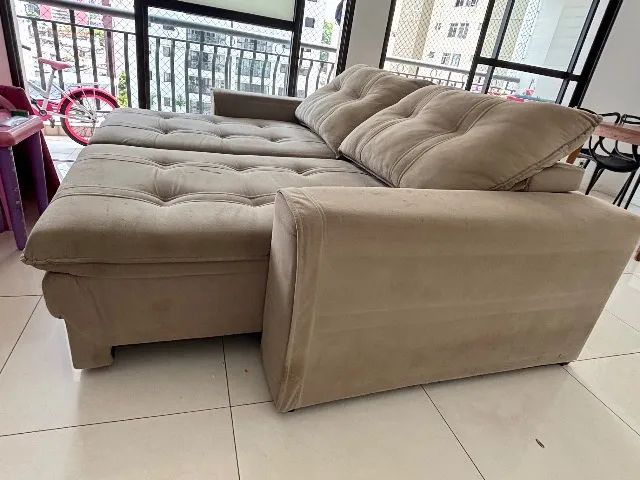 Sofá retrátil e inclinável Komfort House - Foto 3