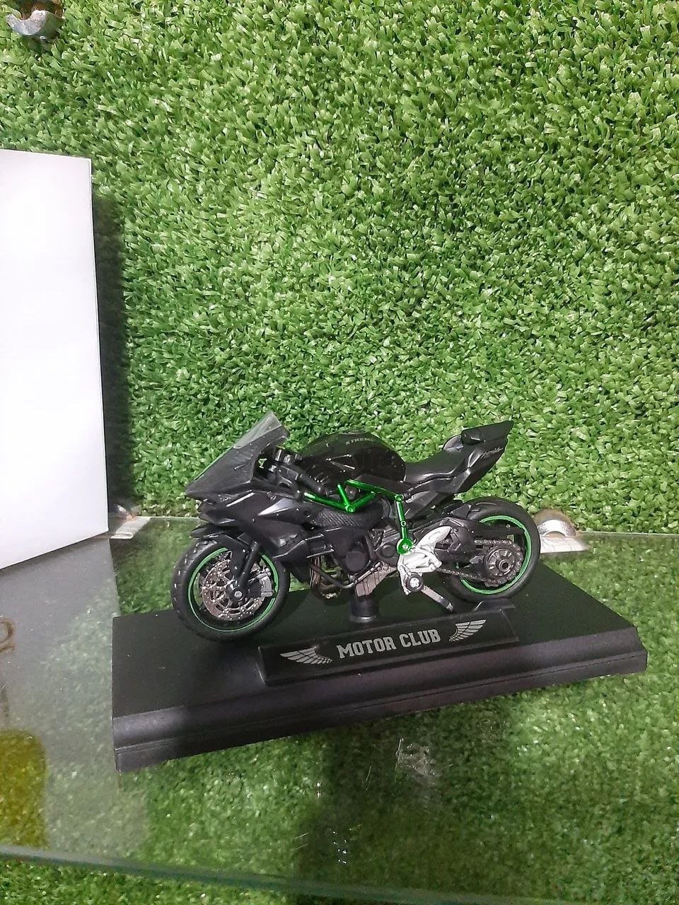 Moto Ninja Miniatura 12x5cm - Foto 2