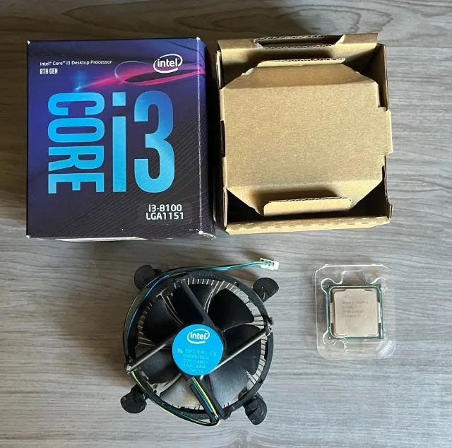 Processador Intel Core i3-8100 + Cooler (8ª Geração) - LGA 1151