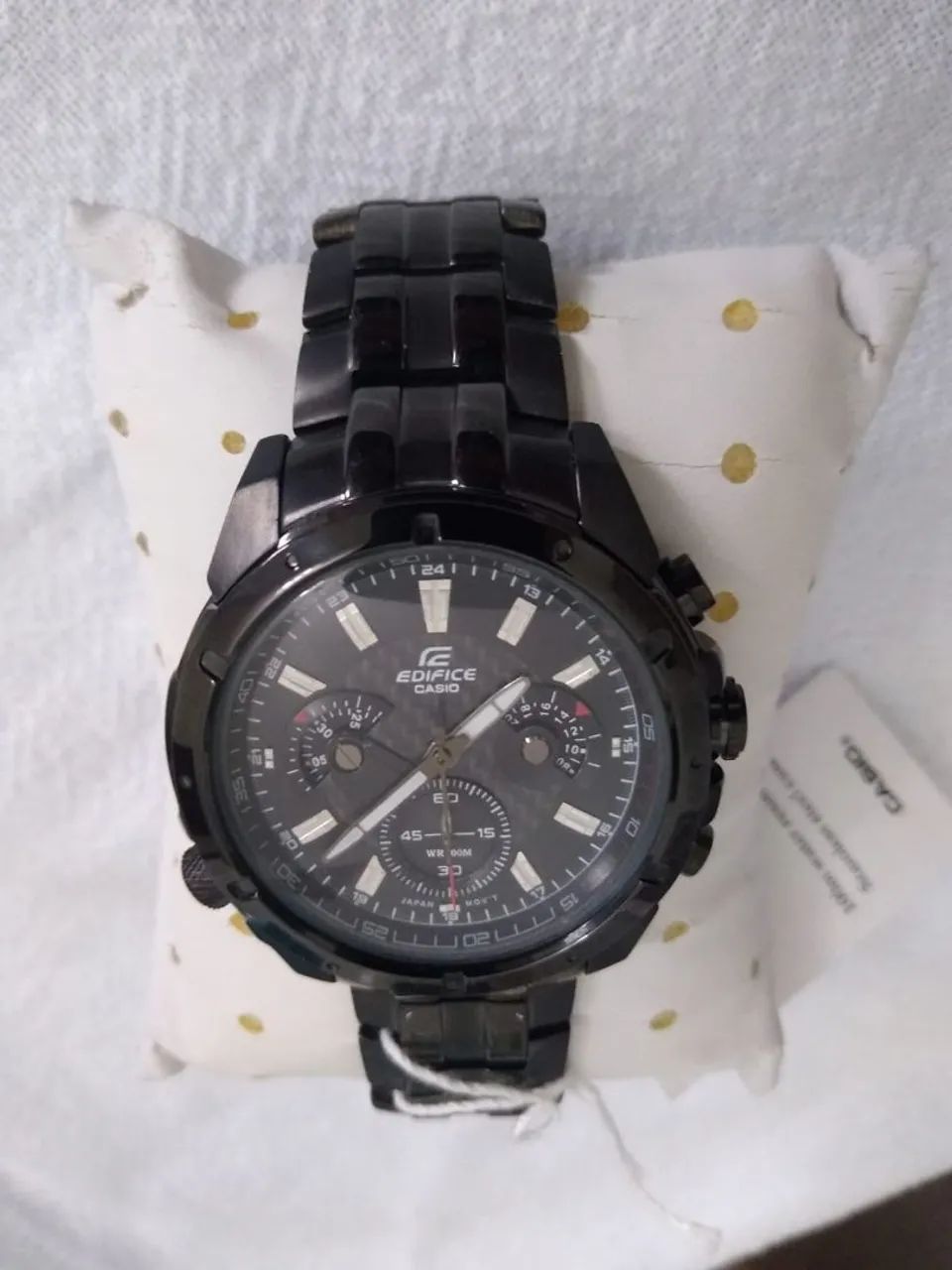 Relógio Casio Edifice com nf do Japão.