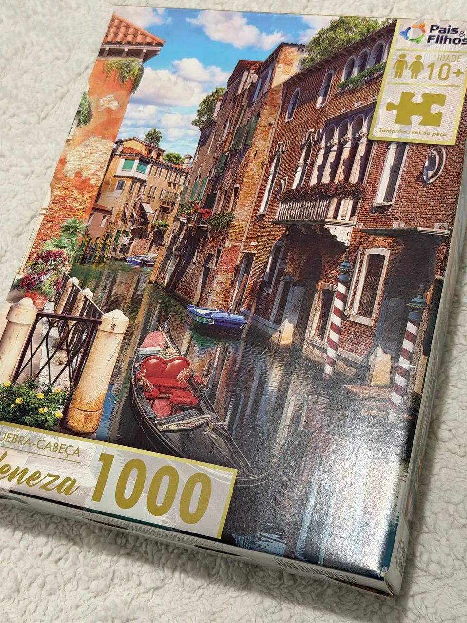 Quebra cabeça 1000 peças Pais e Filhos Veneza