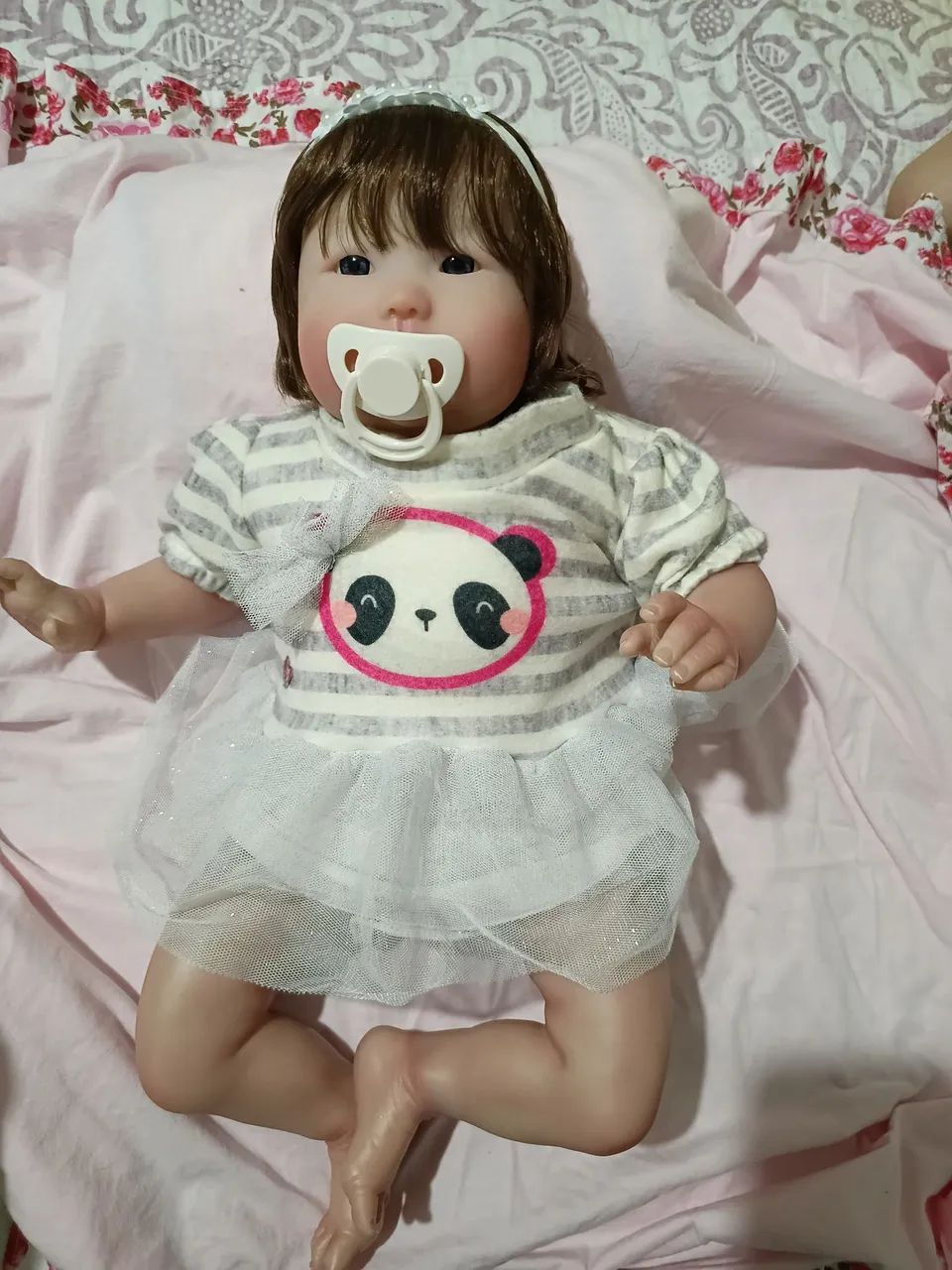 Bebê reborn 55 cm nova - Foto 3