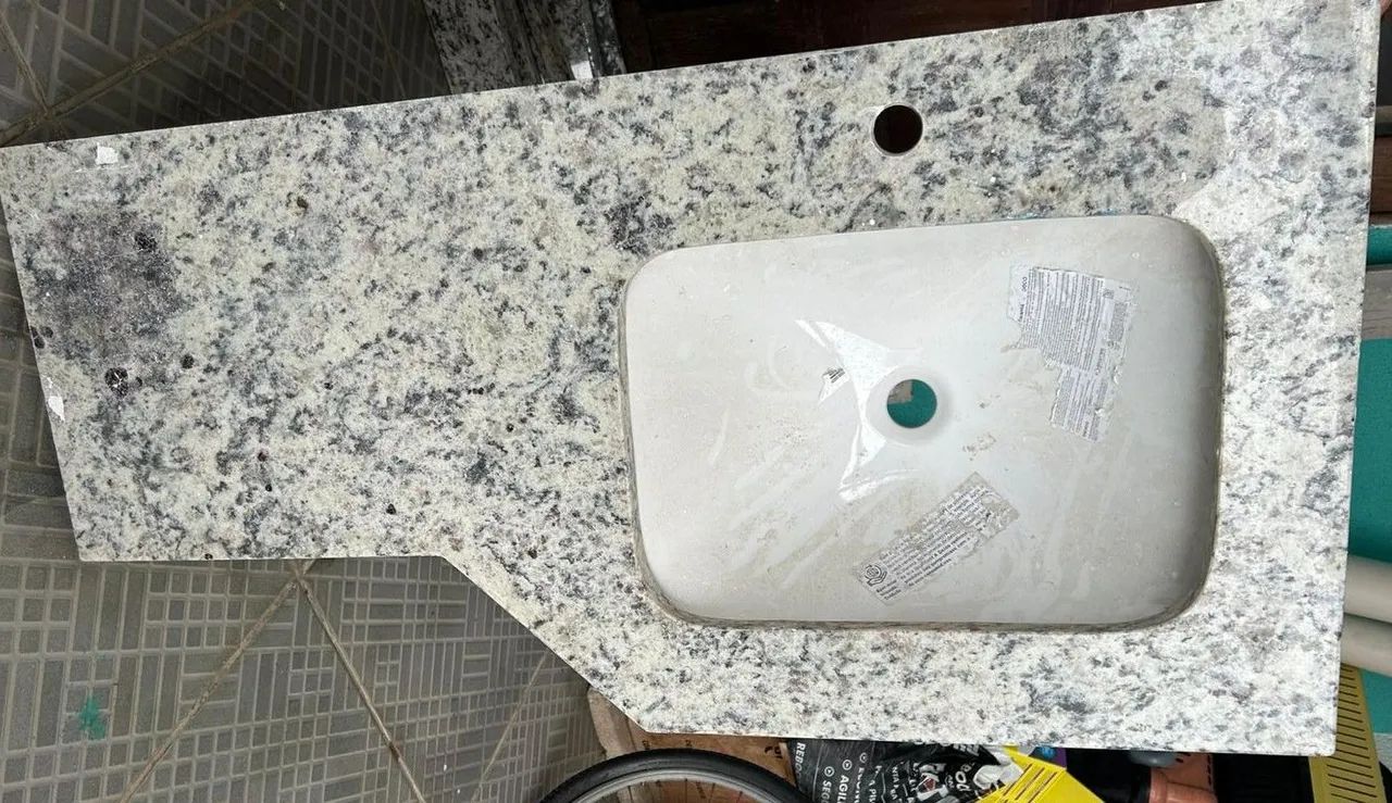 2 granite countertops with sinks