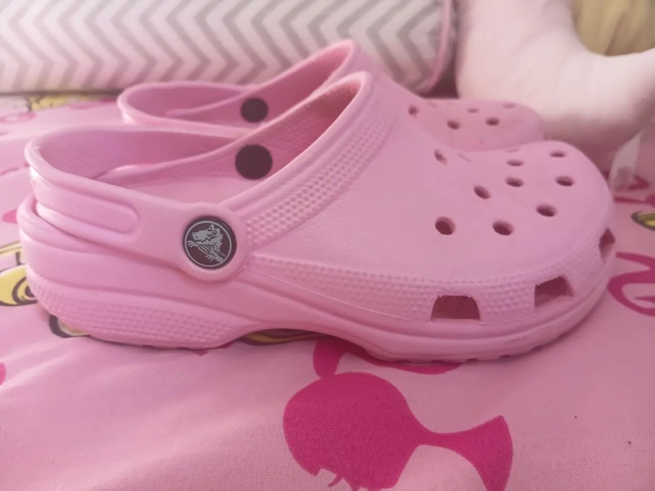 Crocs rosa 33 original - Foto 2