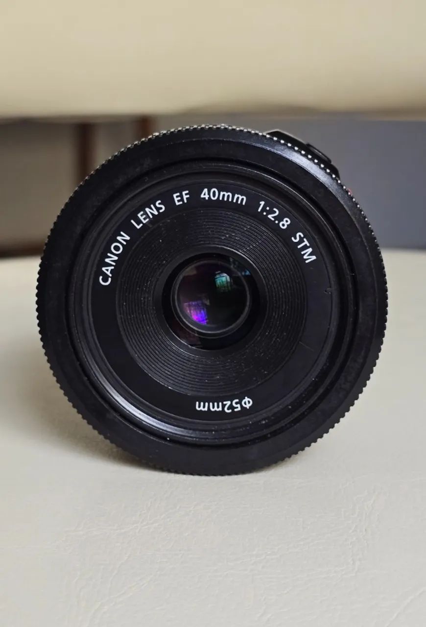 LENTE CANON EF 40MM F2.8 STM LIMPA PERFEITA - Acessórios para