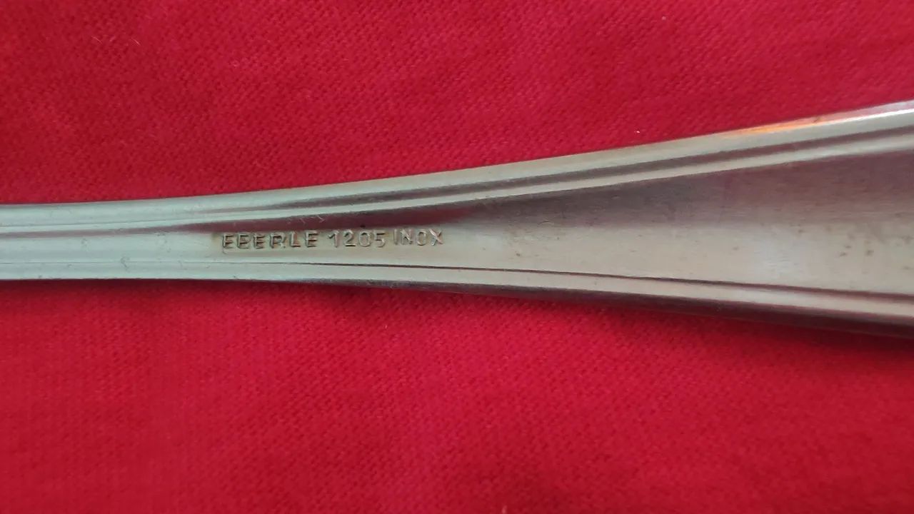 Colher de papinha Eberle 1205 inox anos 60/70 - Foto 4