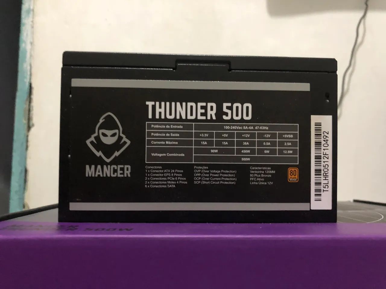 Fonte Computador 500W Nova - Foto 3