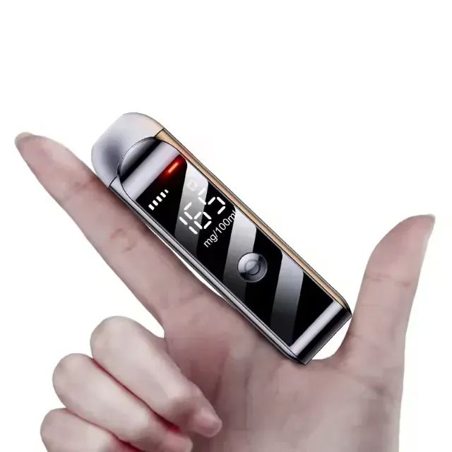 Etilômetro Testador Álcool Digital Bafometrô Alta Precisão Sensor H100