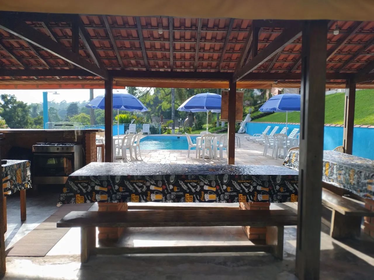 Chácara com piscina, lareira, churrasqueira. - Foto 10
