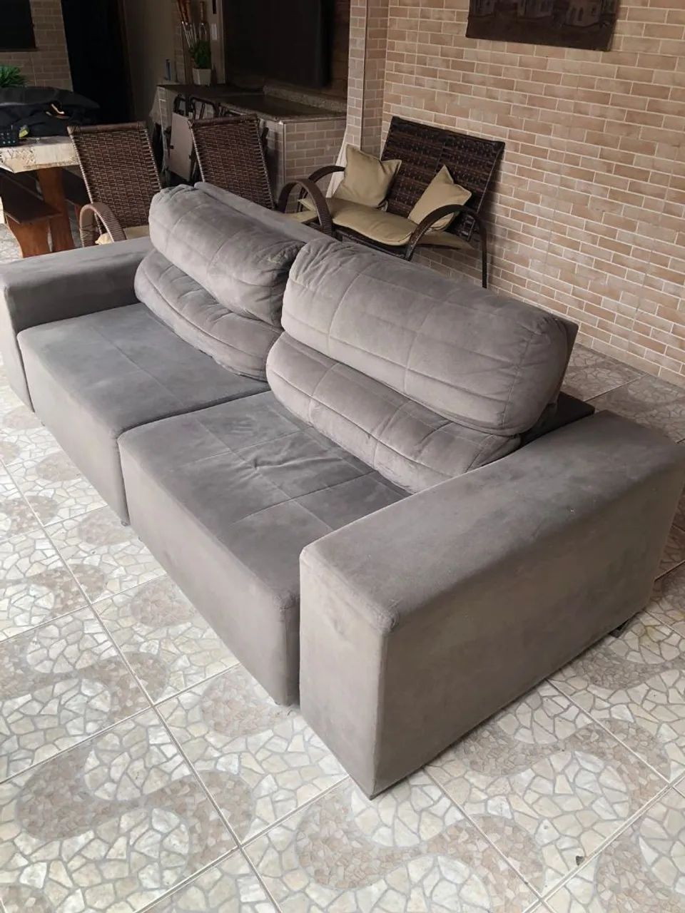 Sofá Chaise tamanho grande (oportunidade) - Foto 3