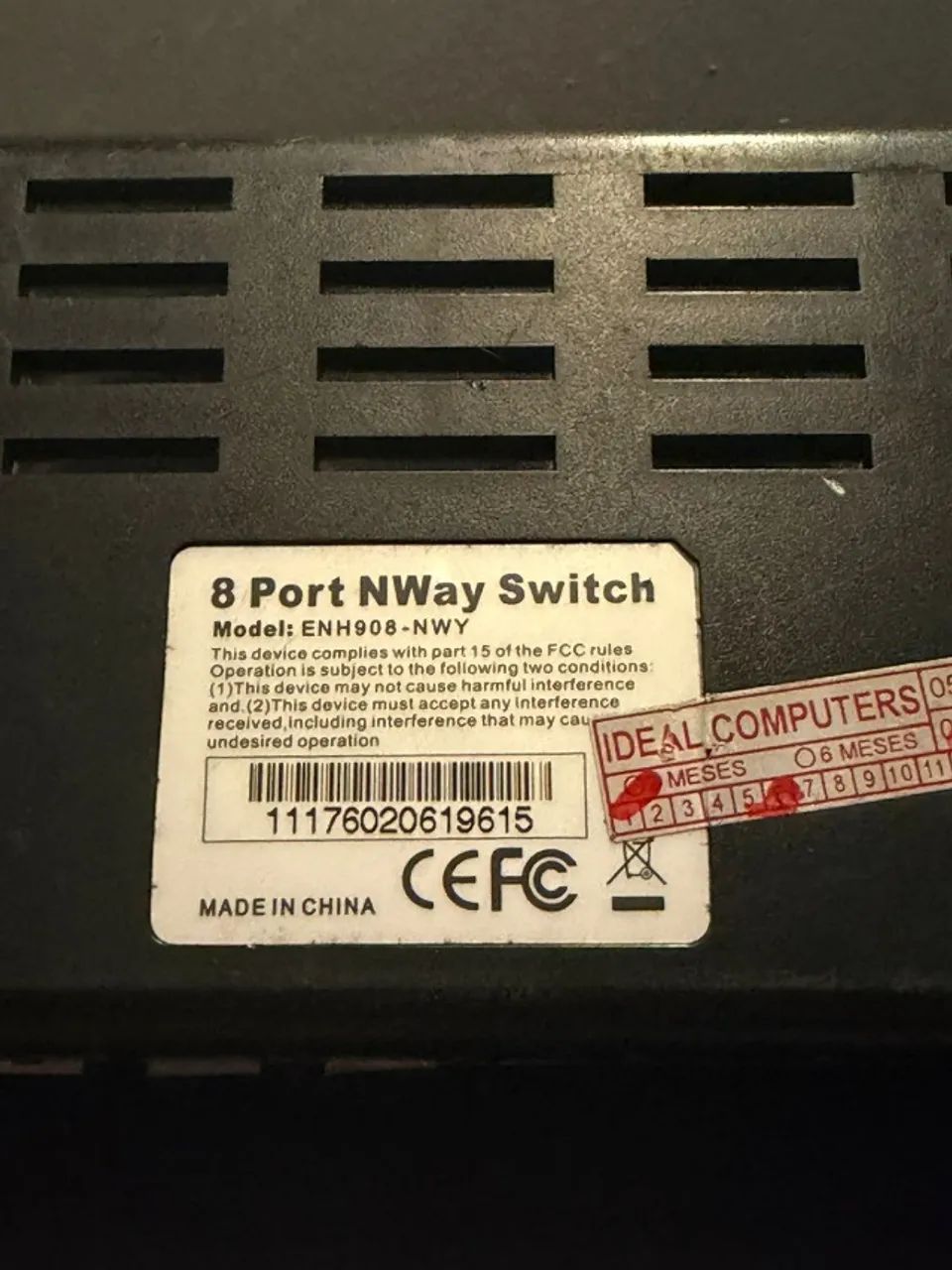 Switch de Rede Encore 8 Portas Fast Ethernet - Ler Descrição - Foto 3