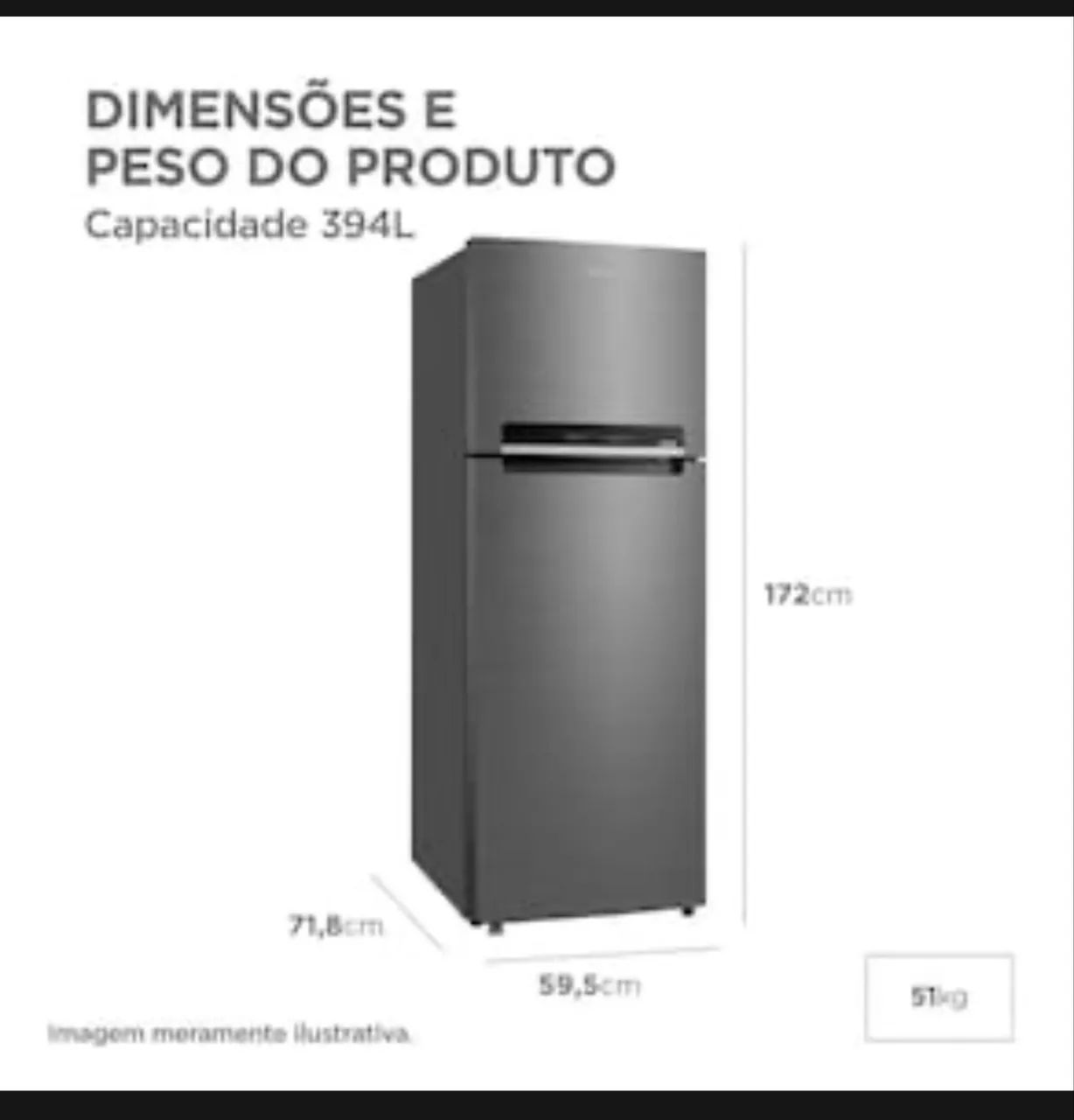 Geladeira midea duplex inox  - Foto 4