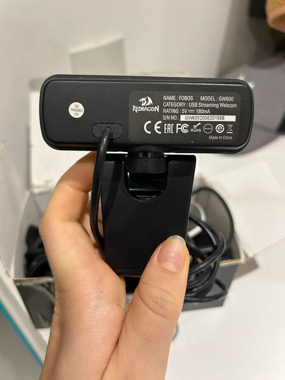 Microfone e câmera Redragon  - Foto 3