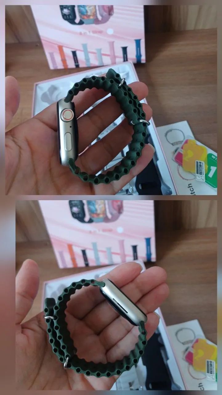 KIT smartwatch completa com 8 pulseiras extra  - Foto 5