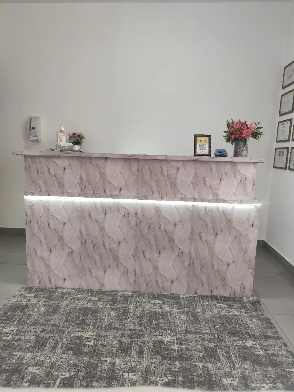 Balcão recepção 