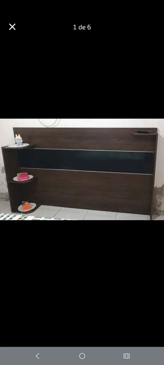 Cabeceira de cama casal Queen 