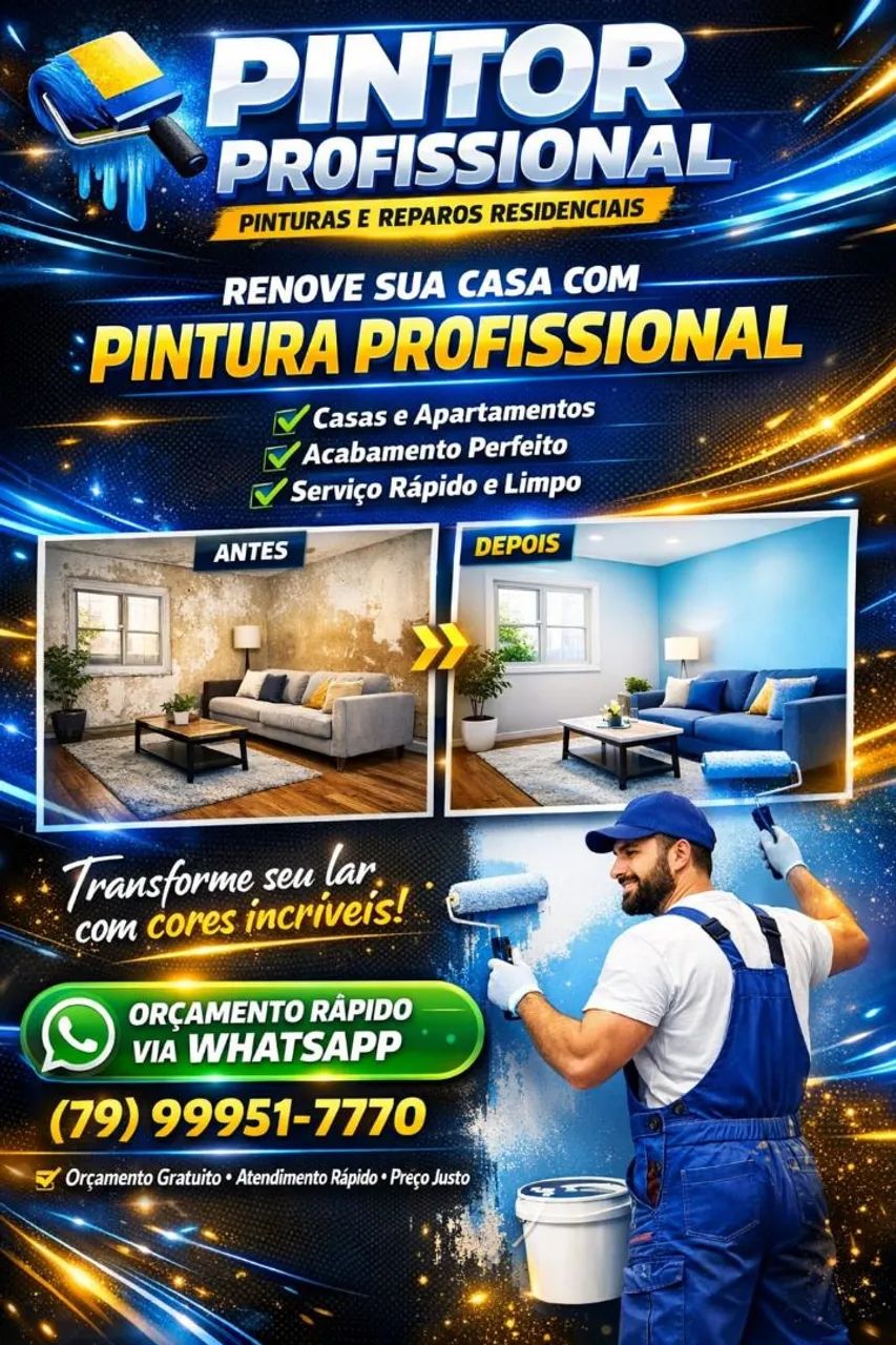 PINTOR Pinturas RESIDÊNCIAS.