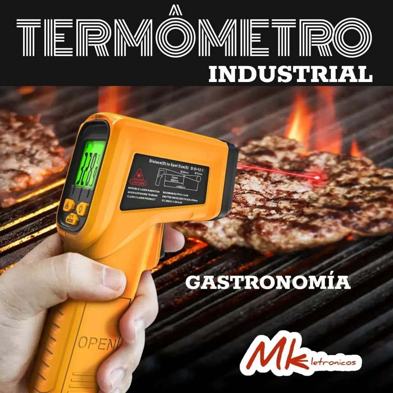 Termômetro Infravermelho Industrial  - Foto 4