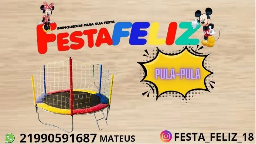 Locação de cama elástica 