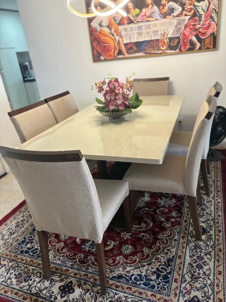 Mesa de jantar 6 cadeiras