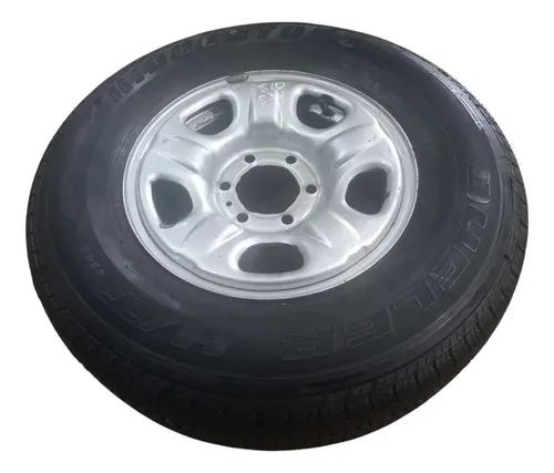 Roda Step 16 Com Pneu 245 70 R16 Chevrolet S10 Prateado - Foto 2