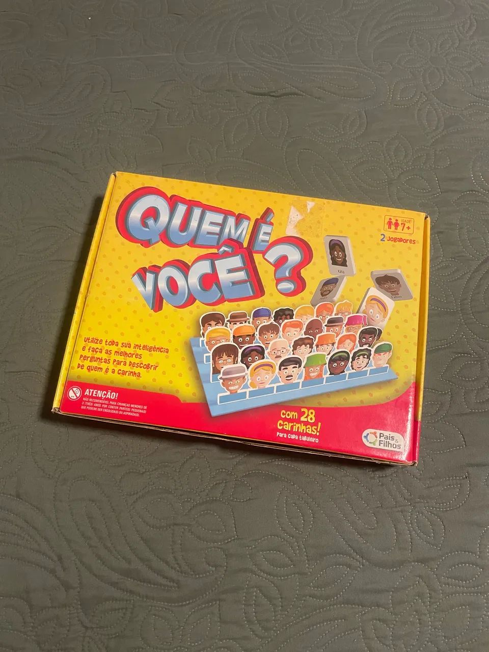 Jogo tabuleiro quem é você 