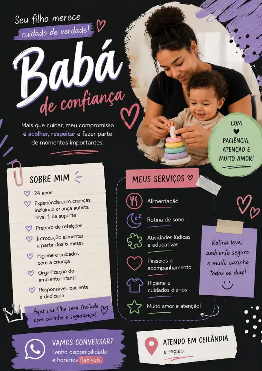 Babá com referência 